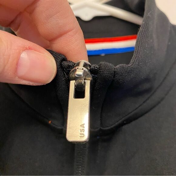 Nike Team USA Olympics full zip up warm up soccer track jacket woman’s fitted XL - Picture 8 of 11